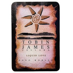 Tobin James Wine Cellars Paso Robles Cutting Board Glass Display Board